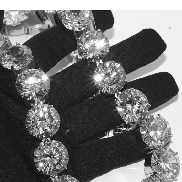 CHAIN VVS FLAWLESS LAB MADE DIAMONDS - Picture 1 of 8